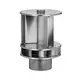 Vinddrevet Savonius-tagventilator i aluminium, 125 mm