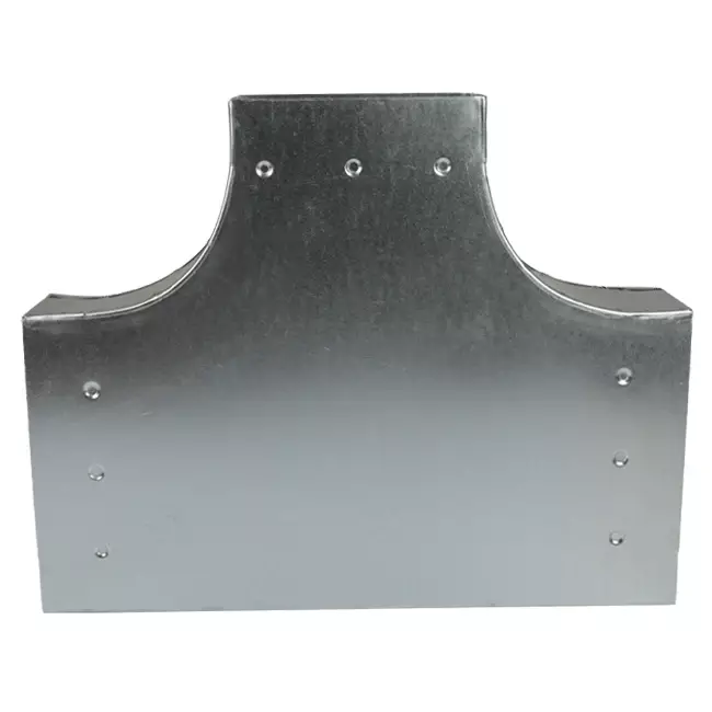T-stykke 90 grader 300x80 mm - 170x80 mm til kanalføring