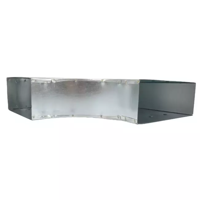 T-stykke 90 grader 300x80 mm - 170x80 mm til kanalføring
