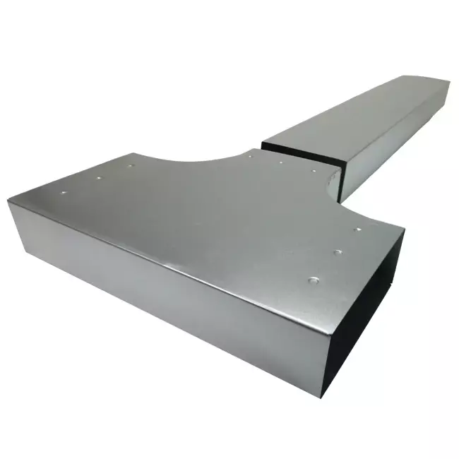 T-stykke 90 grader 300x80 mm - 170x80 mm til kanalføring