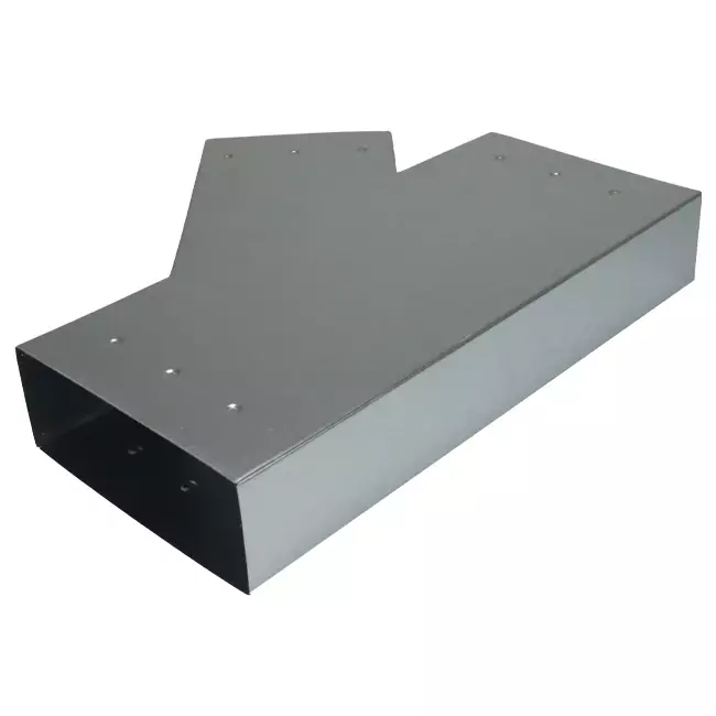 T-stykke 45 grader 220x80 mm - 170x80 mm til kanalføring