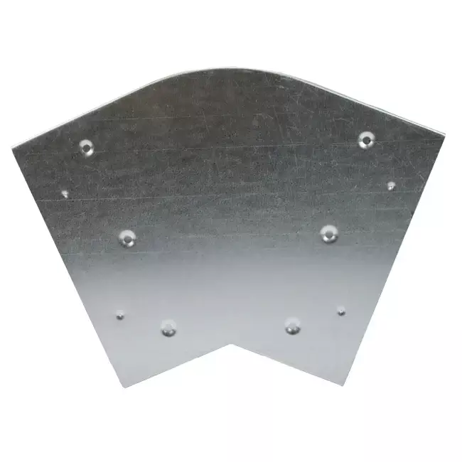 Bøj 45 grader 170x80 mm vandret til kanalføring