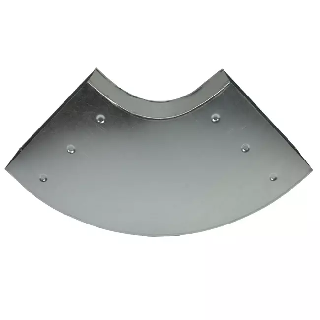 Bøj 90 grader 170x80 mm vandret til kanalføring