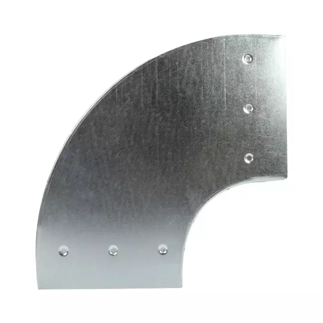 Bøj 90 grader 170x80 mm vandret til kanalføring