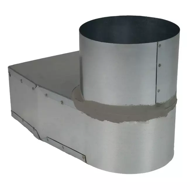 Lepe-hjørnestykke 170x80 mm til diameter 125 mm
