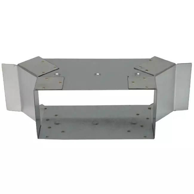 Sidetilslutning 170x80 mm til rektangulære kanaler
