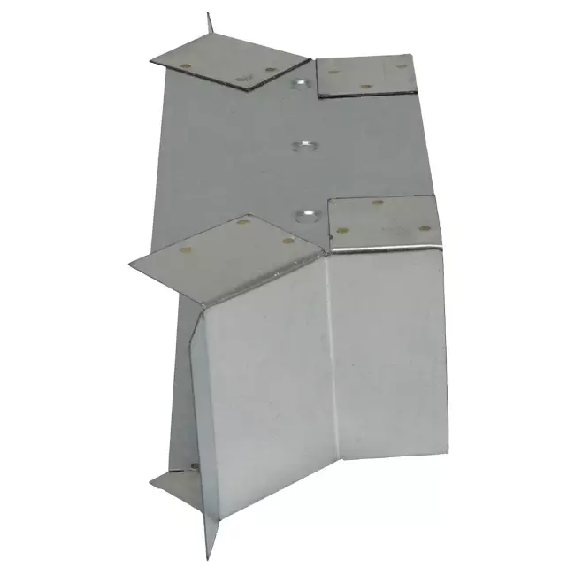 Sidetilslutning 170x80 mm til rektangulære kanaler