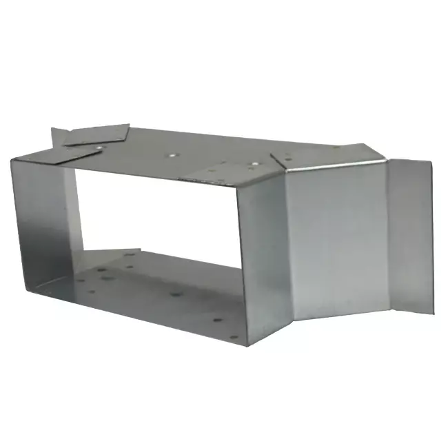 Sidetilslutning 170x80 mm til rektangulære kanaler