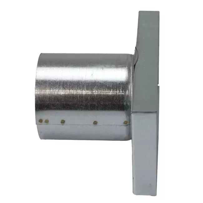 Låg 170x80 mm med tilslutning diameter 80 mm til indløbskanal