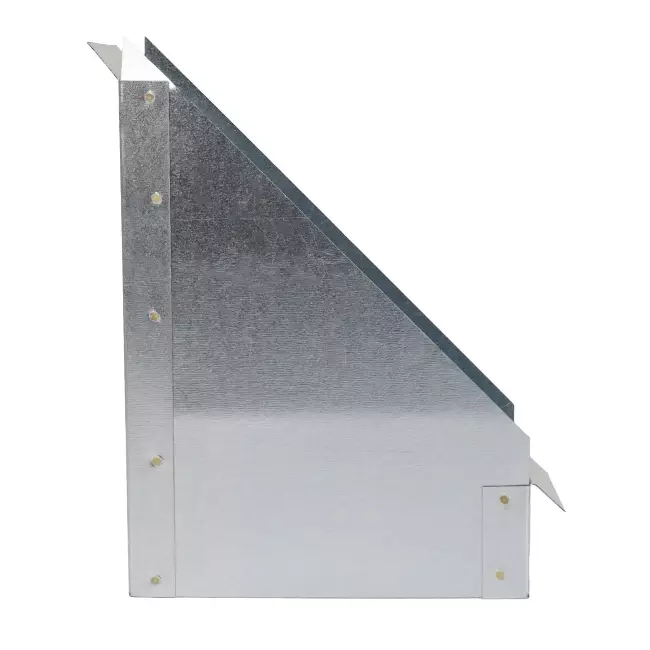 Sideforbindelse 170 mmx80 mm 45 grader til rektangulær indsugningskanal