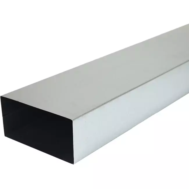 Galvaniseret indstøbt kanal 170x80 mm efter længde 1500 mm