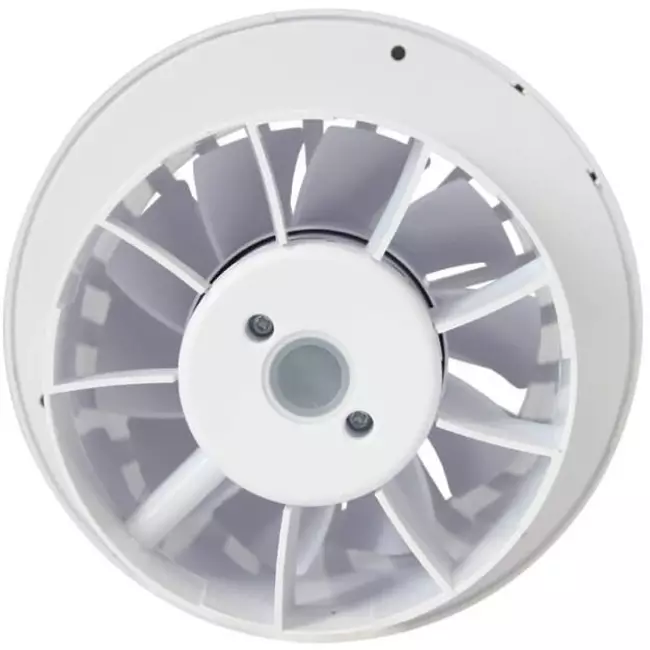 Rund badeværelsesventilator i hvid – Ø 120 mm – aRid 120 BB