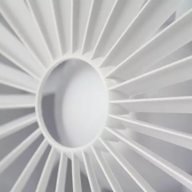 Rund badeværelsesventilator i hvid – Ø 120 mm – aRid 120 BB