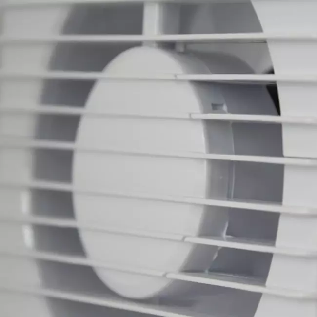 Badeværelsesventilator Ø 100 mm hvid – energy planet 100 PS