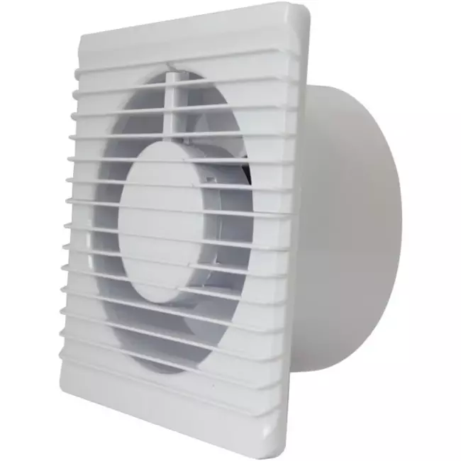 Badeværelsesventilator Ø 100 mm hvid – energy planet 100 PS