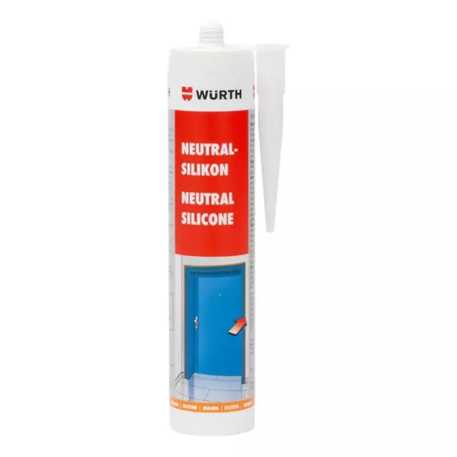 Silikonefugemasse i neutral hvid tube 310ml. (stk.)