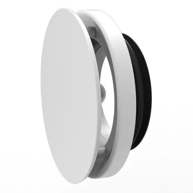 Vent-Axia Uniflexplus RV 100 mm justerbar til- og afløbsventil - hvid