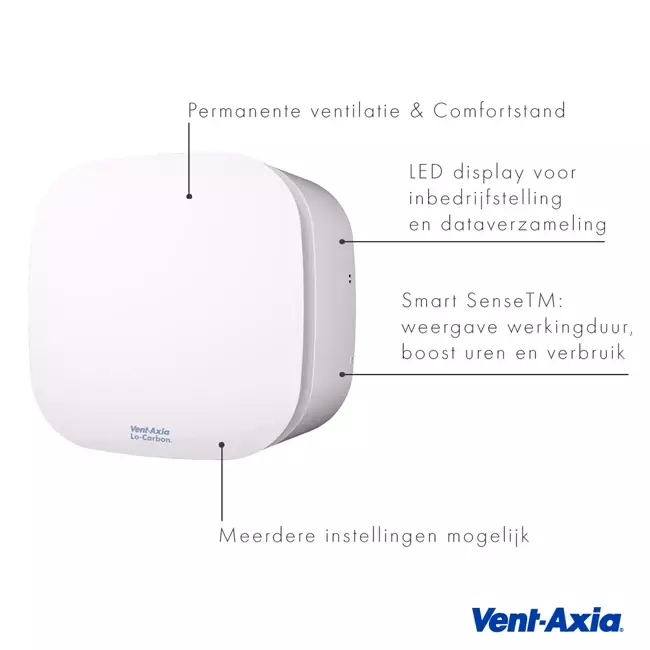 Vent-Axia badeværelses- og køkkenventilator 100 mm - SCOPE