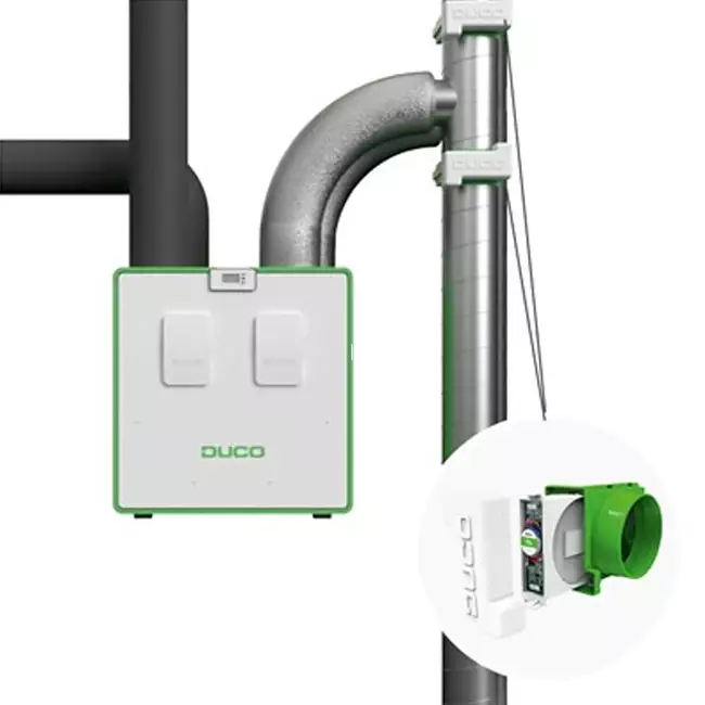 Duco DucoBox Energy D160 multi-zone ventil