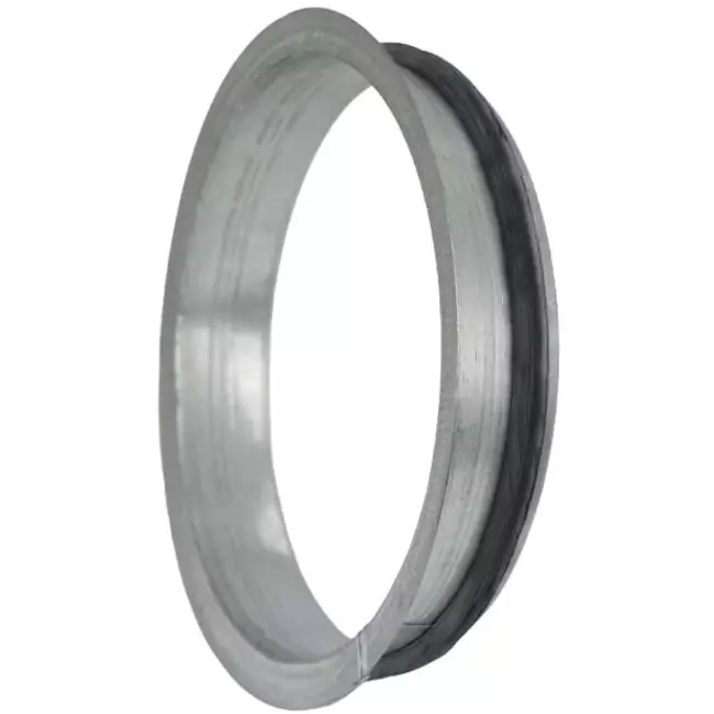 Flad muffe Ø80 mm (90°) – galvaniseret