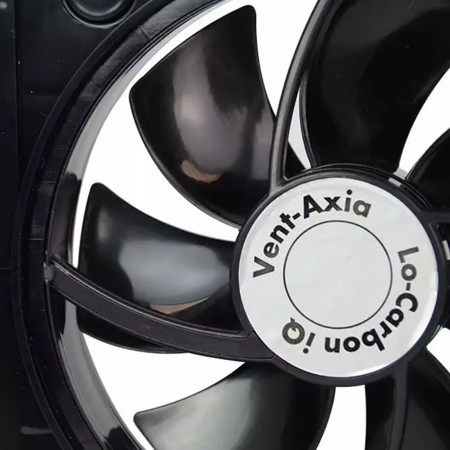 Vent-Axia Lo-Carbon iQ badeværelsesventilator Fresh Intellivent BLACK Ø 100 - 125 mm