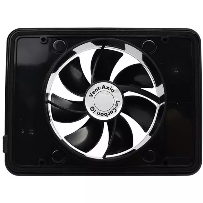 Vent-Axia Lo-Carbon iQ badeværelsesventilator Fresh Intellivent BLACK Ø 100 - 125 mm