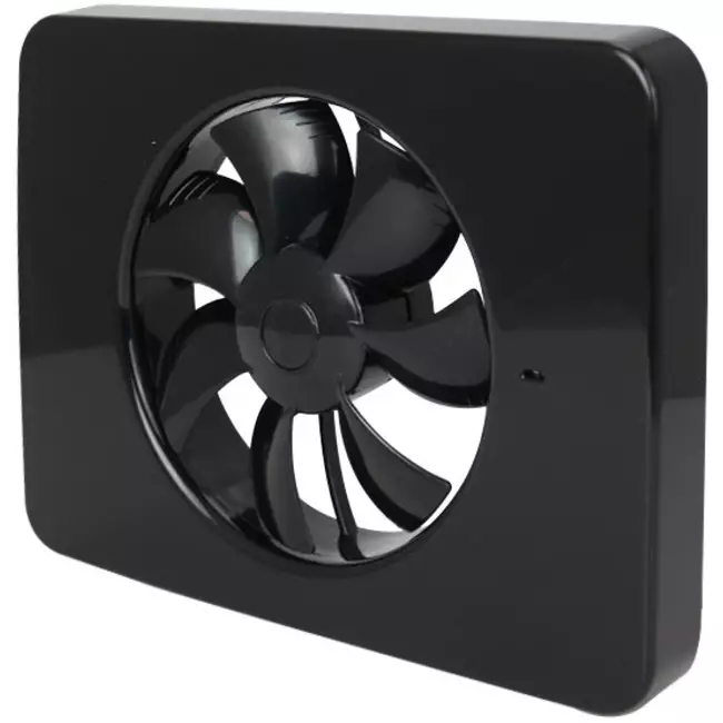 Vent-Axia Lo-Carbon iQ badeværelsesventilator Fresh Intellivent BLACK Ø 100 - 125 mm