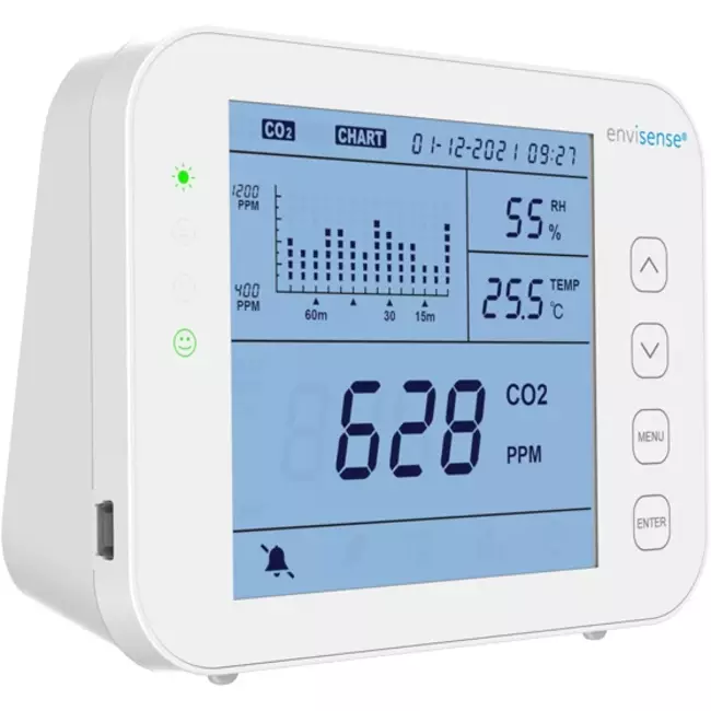 EnviSense CO2 monitor med datalogger – CO2 smart