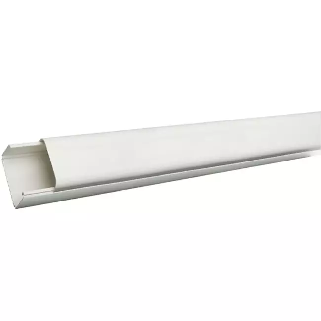 Climaplus-klimaanlægskanal 1,5 m kanal 70x55 mm RAL 9010 HVID