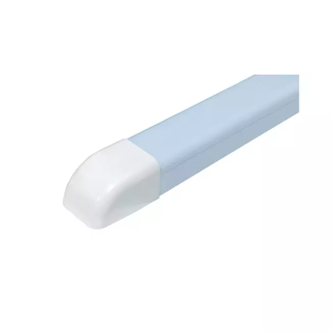 Climaplus-kanal til klimaanlæg Endestykke 125 x 75 mm RAL9010 HVID