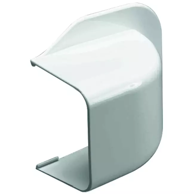 Climaplus væghætte til airconditionkanal 90x65mm RAL 9010 HVID