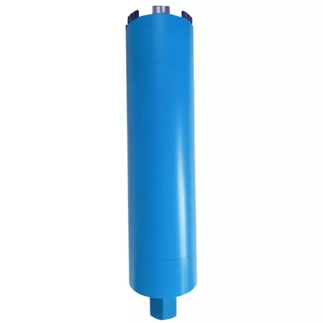 Diamantbor med tykke vægge 5/4'' UNC-forbindelse - 65 mm x 400 mm x 10 mm (segmenthøjde)