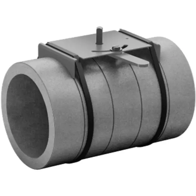 Isoleret volumenregulator EPS diameter 200 mm
