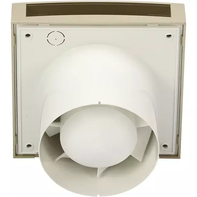 Badeværelsesventilator Ø 100 mm guld – design T100G