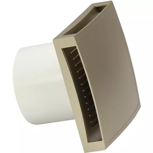 Badeværelsesventilator Ø 100 mm guld – design T100G
