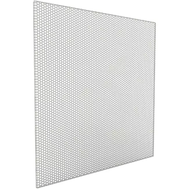 Perforeret 600 x 600 loftdiffusor indsats panel- blandet farve RAL 9010