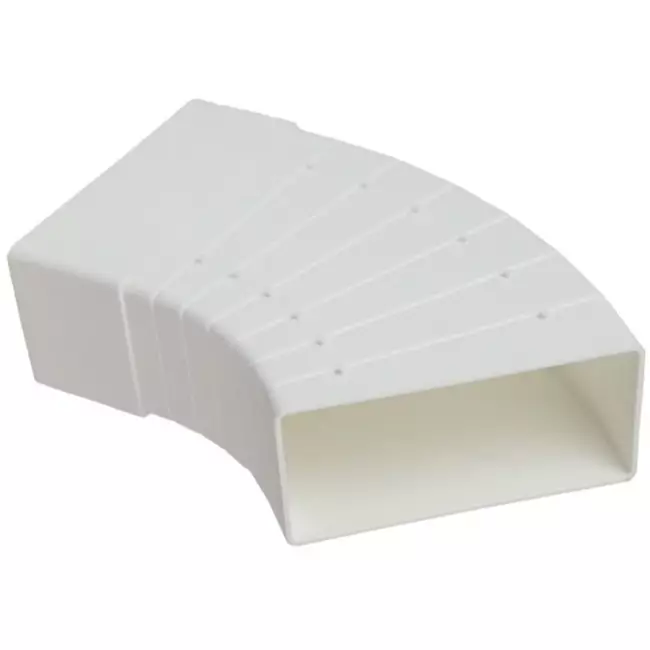 Rektangulær, plastik, vandret, 15-60° bøjning, 110 x 55 mm – KLH15-60