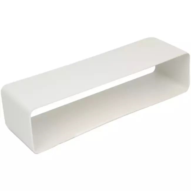 Plastforbindelsesmuffe firkantet 220x90 mm - KSF29