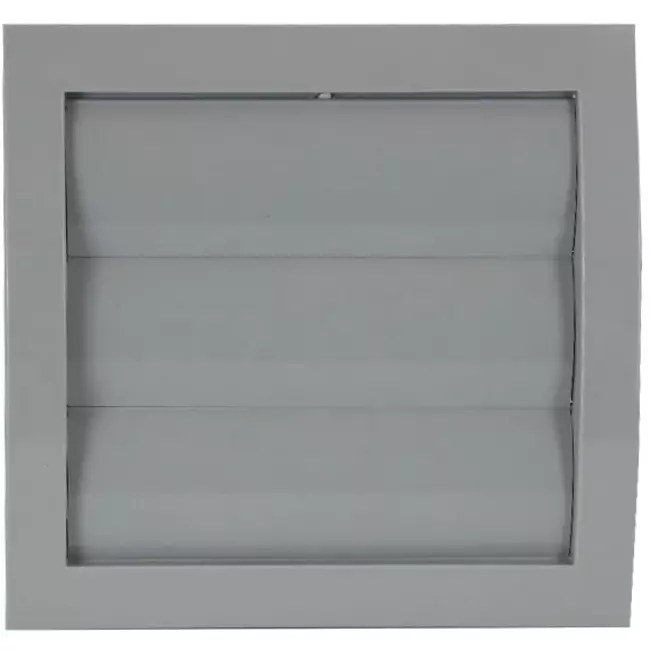 Jalousirist overtryk ventilationsrist 150x150 diameter: 100 grå - ND10ZP