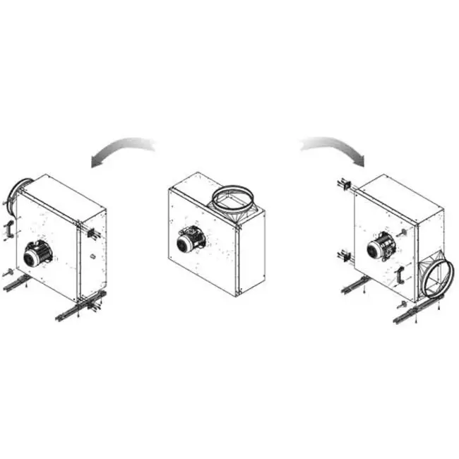 Boksventilator med frekvensstyring - MPS 450 D4 40