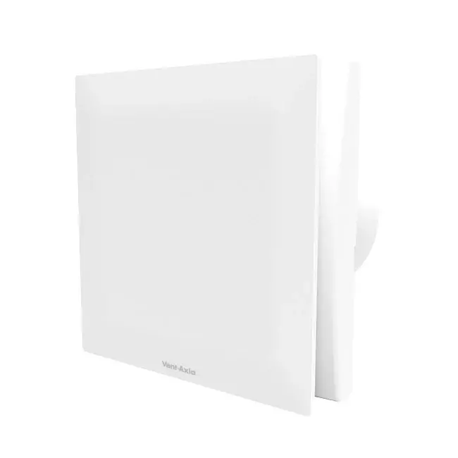 Vent Axia lydløs badeværelsesventilator Ø 100 mm – Med efterløbstimer – Vent Axia Mute 100 TN
