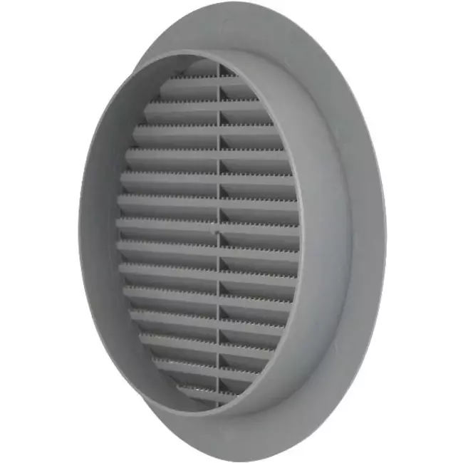 Ventilationsbladsgitter diameter: 150 mm grå - VR150P