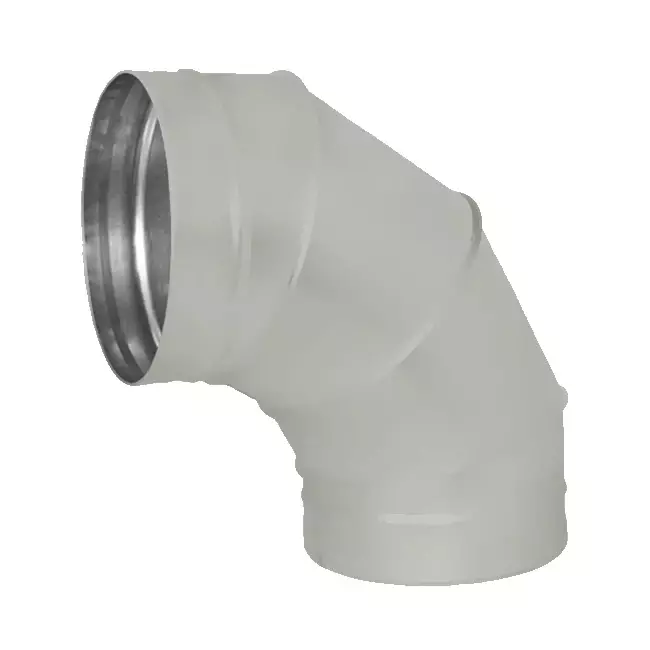 Spiro-bøjning 250 mm 90 grader (sendz. zinkbelagt) RAL7035