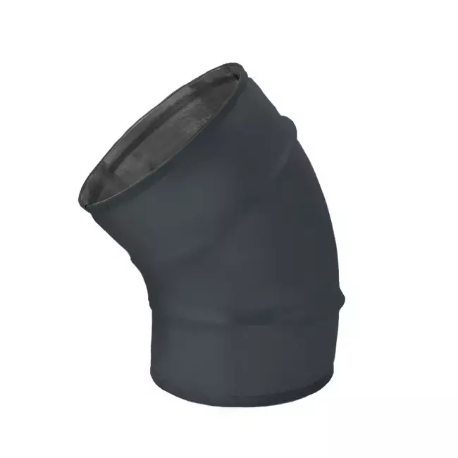 Spiro-bøjning 315 mm 45 grader (sendz. zinkbelagt) RAL7016