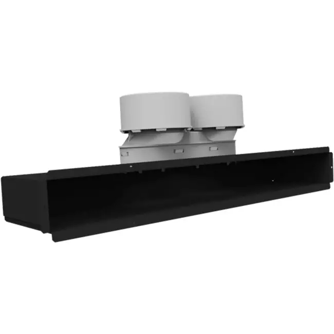 UniflexPlus lineær manifold til loft- eller vægtilslutning 2 x 90 mm diameter