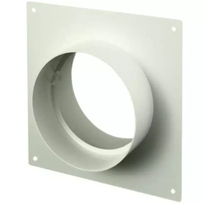 Rund vægplade i plast, diameter: 150 mm AFS150