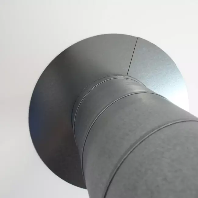 Dækroset Ø150 mm, galvaniseret (2 dele)