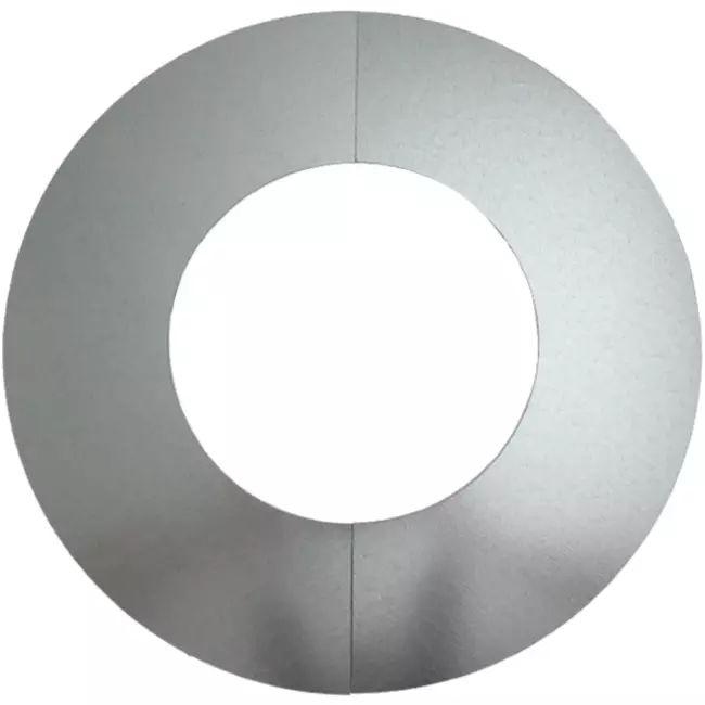 Dækroset Ø150 mm, galvaniseret (2 dele)