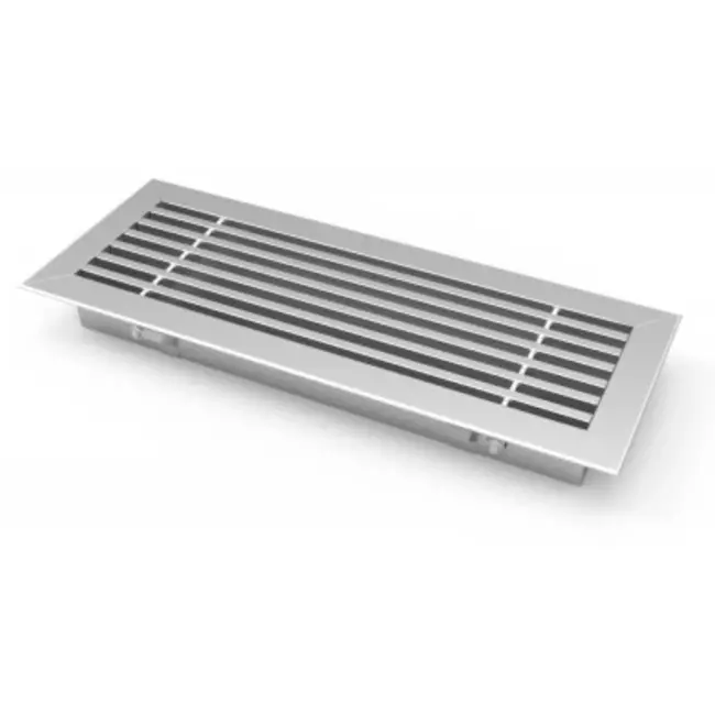 Stangrist til gulvmontering med fjederclips - 200x50 mm