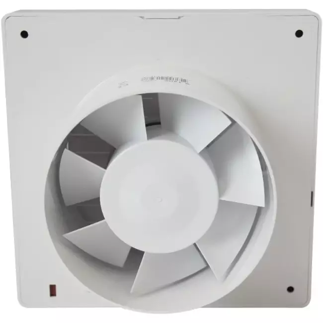 Badeværelsesventilator Ø 100 mm hvid med timer og fugtsensor – luksus X100ZHT